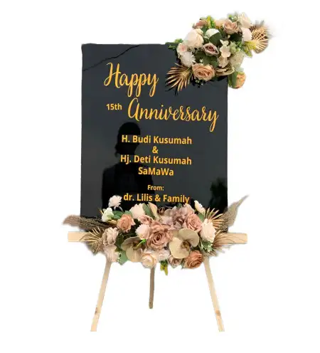 Papan Bunga Akrilik Gunungronggo