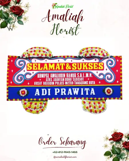 Papan Bunga Ucapan Selamat Gunungronggo